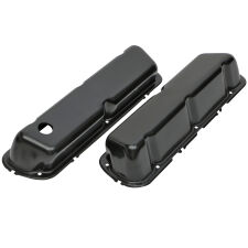 FORD 5.0L ('86-95) STEEL VALVE COVERS; REPRODUCTION-STYLE- BLACK FINISH