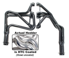 Silver Long-Tube Headers For 1966-74 MOPAR A-Body with 273-360