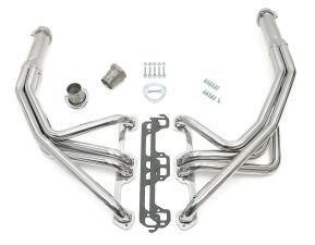 Silver Long Headers For 67-71 Dodge 1500-2500 2WD Truck w/273-360