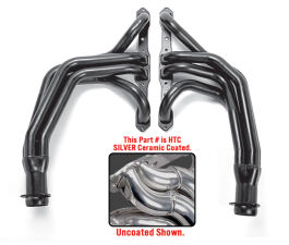 Silver Long EO Headers For '75-78 4WD Dodge Ramcharger w/361-440