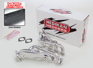 Black Stainless OE Replacement Headers For 2011-14 Ford Mustang GT 5.0L