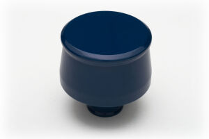 PUSH-IN Style Breather; fits 1-1/4 in. Hole- FORD BLUE Powder Coated (ALUMINUM)