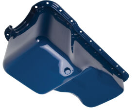 1967-81 Ford 351W (no dipstick) OEM-Style Oil Pan- FORD Blue (Stock)