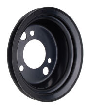 CRANKSHAFT Pulley; 1 Groove; CHEVROLET SB & BB; SHORT Water Pump-ASPHALT BLACK