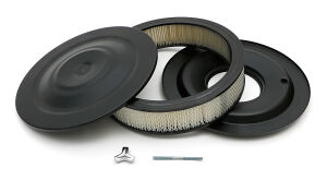 ASPHALT BLACK POWDER COATED 14 in. X 4 in. AIR CLEANER