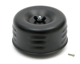 ASPHALT BLACK POWDER COATED 4-5/8 in. LOUVERED AIR CLEANER