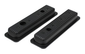 CHEVY 5.0-5.7L (not LT1) ASPHALT BLACK Valve Cover CAPS- Trucks only