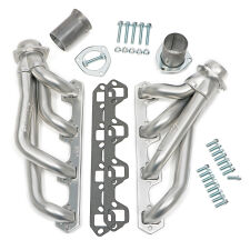 HD Silver Mid-Length Headers For '64-73 Mustang/Cougar & Others with 260-302