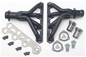 Uncoated 1-1/2 in. Block Hugger Style Street Rod Headers for SB Ford 289-351W