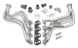 HD Silver EO Headers For 77-79 Ford 4WD F150-F350 Trucks & Broncos with 351-400M