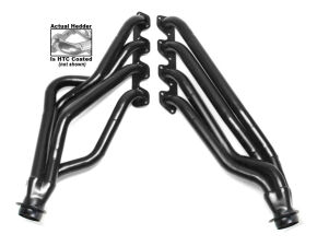 Silver Long-Tube Headers for 1977-79 2WD Ford F150-F350 Trucks with 351-400M