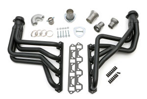 Black Long-Tube Headers for '80-96 Ford 2WD/4WD F150 Truck, Bronco w/302 (5.0L)