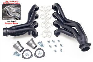 Silver Mid-Length Headers for 1988-97 2WD/4WD Ford F150-F350 Trucks with 7.5L