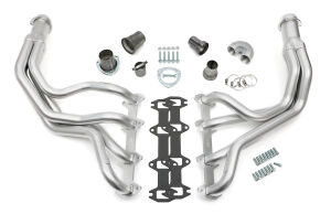 HD Silver Headers for 1965-76 4WD Ford F100, F150-F250 Trucks with 352-390 FE