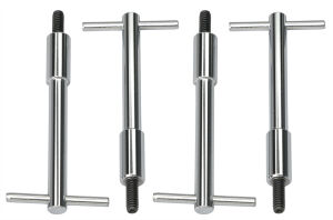 1/4 in.-20 x 4-1/4 in. Tall T-BAR Style Valve Cover Fasteners-CHROME