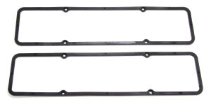Valve Cover Gaskets; STEEL CORE/RUBBER; 1955-86 SB Chevy 265-350 (Pr)
