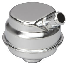 PUSH-IN Style Breather Cap with Tube; MOPAR A, B, RB, Slant-6 OE Style-CHROME