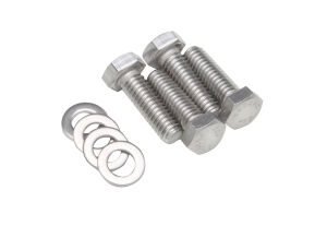 5/16 in.-18 x 1 in. HEX HEAD Valve Cover Bolts and Washers (set of 4)-CHROME