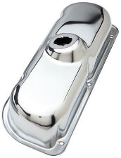 TRADITIONAL Design Valve Covers; STOCK; 1982-1986 FORD 3.8L V6-CHROME