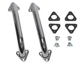 12 in. CAB HANDLES for Full and Mid-Size Trucks (Pr)-CHROME