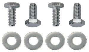 1/4 in.-20 x 3/4 in. HEX HEAD Valve Cover Bolts and Washers (set of 4)-CHROME