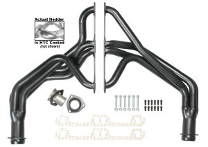 Silver 1-3/4 in. Long-Tube Headers for 1972-86 JEEP CJ5-CJ6-CJ7 with 304-401 V8