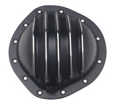 Chevy/GMC 1/2 Ton w/12-Bolt REAR; Aluminum Diff. Cover-Black w/Polished Fins