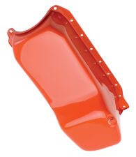 1986-00 Chevy 305-350 OEM-Style Oil Pan; CHEVY Orange (4 Qt)