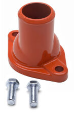 Water Neck; SB and BB Chevy; (O-Ring Seal); Straight-up design- CHEVY ORANGE
