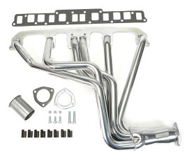 Silver 6-into-1 Long-Tube Headers for 1972-86 JEEP CJ5, CJ6, CJ7 with 232-258 L6