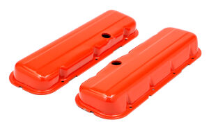 CHEVY 396-502 SHORT ORANGE POWDER COATED VALVE COVERS